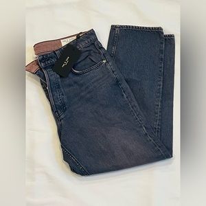 Rag & Bone Denim jeans with light pink waist band